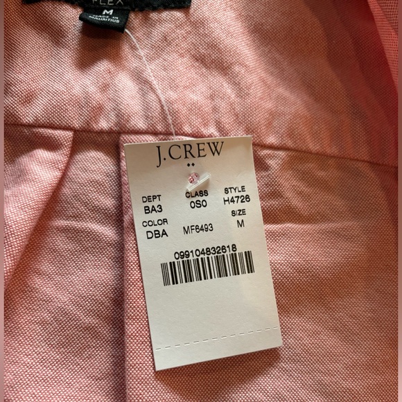 NWT J. Crew Salmon Pink Button Down - Picture 5 of 5
